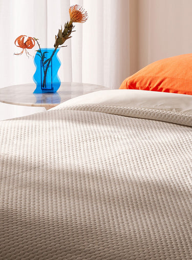 Embossed velvet duvet cover set